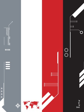 background abstract technologyのイラスト素材