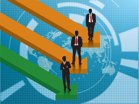 business backgroundのイラスト素材
