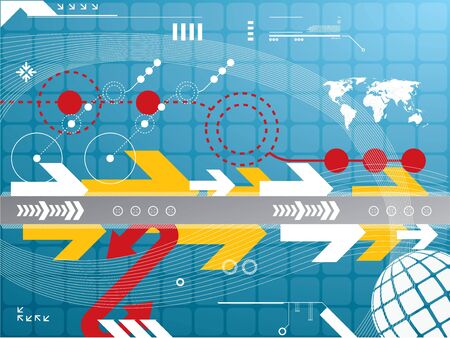abstract background technologyのイラスト素材