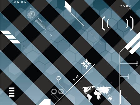 abstract background technologyのイラスト素材