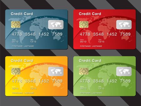 credit cardのイラスト素材