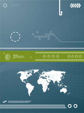 background with technologyのイラスト素材