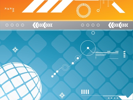 abstract background graphics created with technologyのイラスト素材