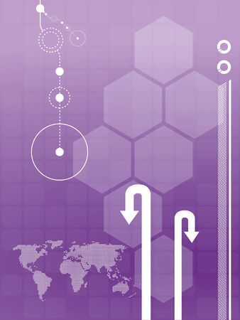 abstract background vector graphics created with technologyのイラスト素材