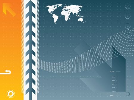 abstract background vector graphics created with technologyのイラスト素材