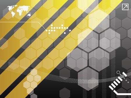 abstract background graphics created with technologyのイラスト素材