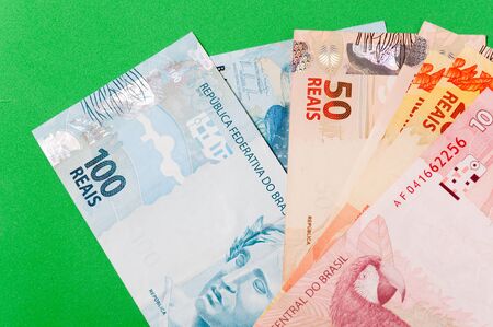 new model of Brazilian moneyの写真素材