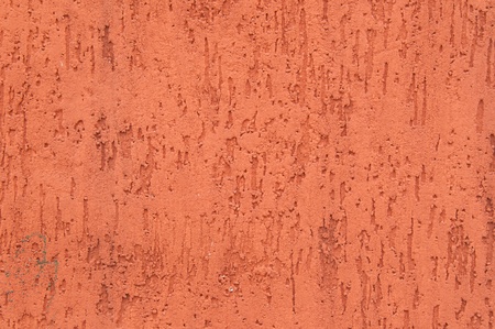 Wall with grooves painted redの写真素材