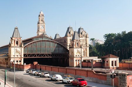 luz train station, sao paulo brazilの写真素材