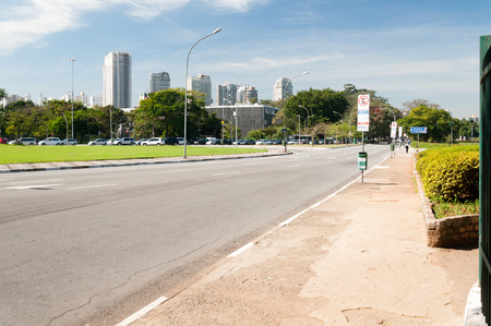 SAO PAULO, BRAZIL - June 19: Building of the Legislative Assembly of Sao Paulo is the Legislature, with the attributions legislate, monitor, control and investigate, on June 19, 2013, in Sao Paulo.のeditorial素材