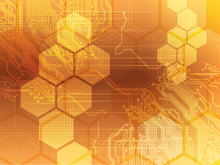 Abstract background of futuristic technologyのイラスト素材