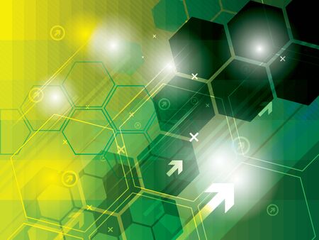 Abstract background of futuristic technologyのイラスト素材