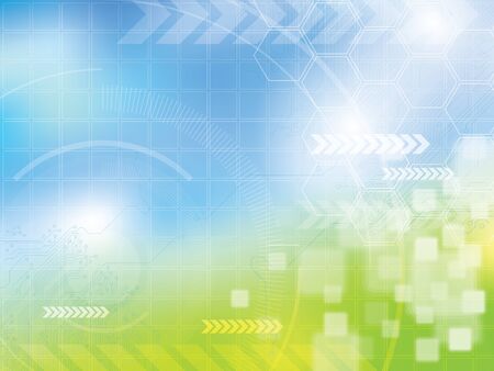 Abstract background of futuristic technologyのイラスト素材