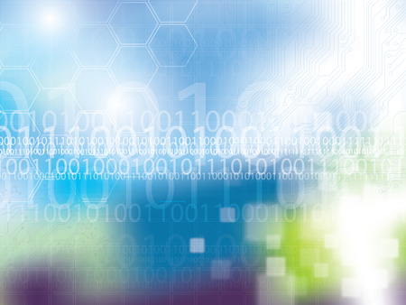 Abstract background of futuristic technologyのイラスト素材