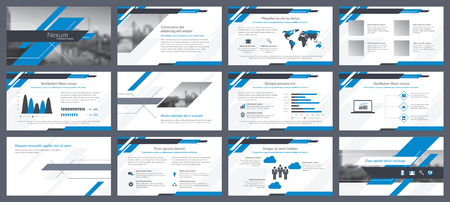 Elements of infographics for presentations templates. Annual report, leaflet, book cover design. Brochure layout, flyer template design. Corporate report, advertising template in vector Illustration.のイラスト素材