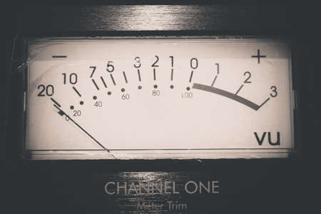 Recording Audio Equipment in recording studioの写真素材