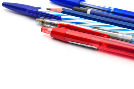 An isolated pen on white backgroundの写真素材