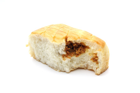 An isolated bun on white background