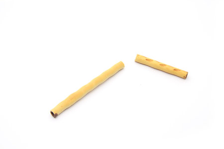 An isolated Biscuit sticks on white background