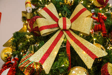 Christmas Ribbonの写真素材