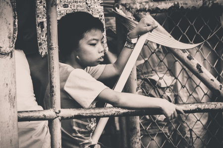 Bangkok city - DEC 6th: Way of life on December 1st 2014 in Bangkok, Thailandのeditorial素材