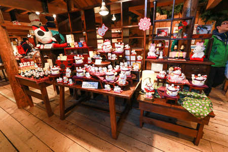 OTARU,JAPAN - FEBUARY 13 2015 : Music box is souvenir at otaru orgel museum. otaru, japanのeditorial素材