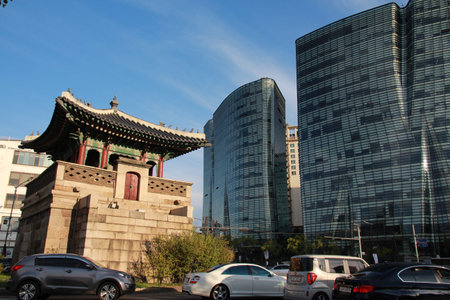 Ancient palace in south koreaのeditorial素材