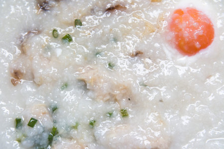 A dish of Thai porridge.の写真素材