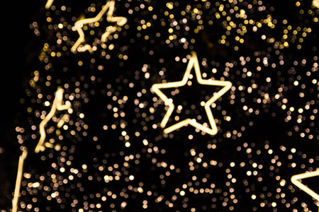 Christmas Tree defocused, Bokeh