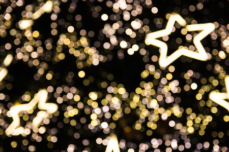 Christmas Tree defocused, Bokeh