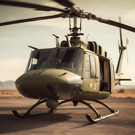helicopter in the desert of morocco with filter effect retro vintage styleの素材