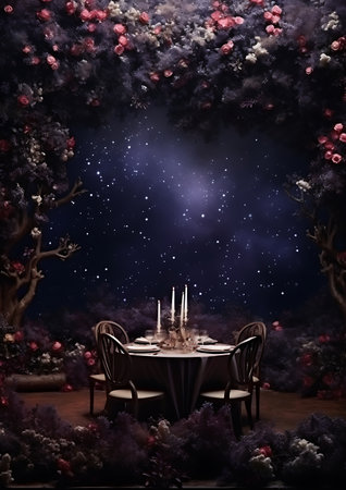 Grand invitation card designs embracing the spirit of celebrationの素材