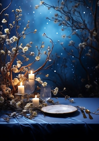 Timeless celebrations chic banquet backgroundsの素材