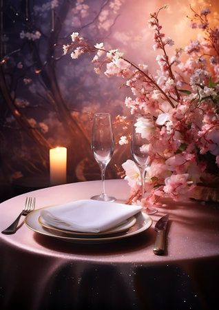A feast for the eyes vibrant invitation card beautyの素材