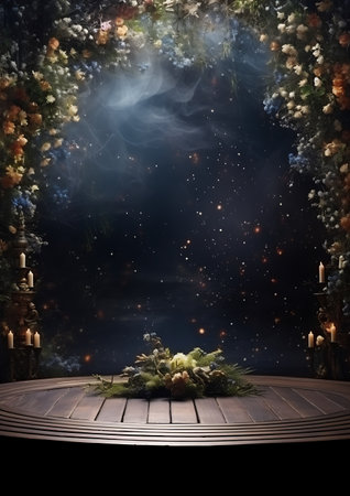 Enchanting revelry artistic banquet illustrationsの素材