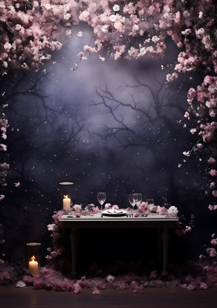 Whimsical invitation backdrops infusing magic into every eventの素材