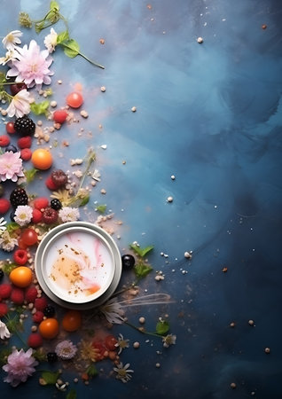 Enchanting flora vibrant banquet invitation card artistryの素材