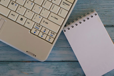 close up of laptop keyboard