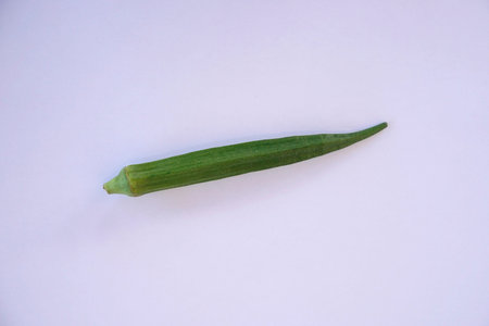 ladyfingers on white background