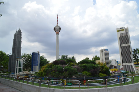 buildings monument at Legoland Malaysia locates at Nusajaya, Malaysia