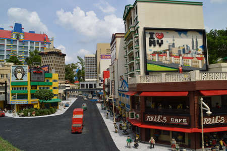 buildings monument at Legoland Malaysia locates at Nusajaya, Malaysiaのeditorial素材