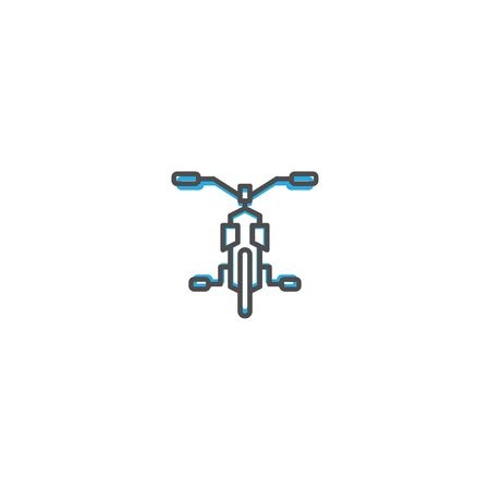 Bicycle icon design. Transportation icon vector illustrationのイラスト素材