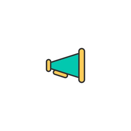 Megaphone icon design. Essential icon vector illustrationのイラスト素材