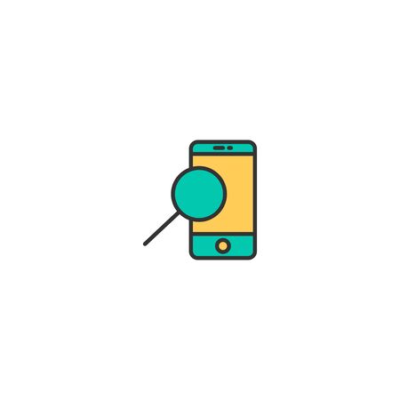 Smart phone icon design. Essential icon vector illustrationのイラスト素材