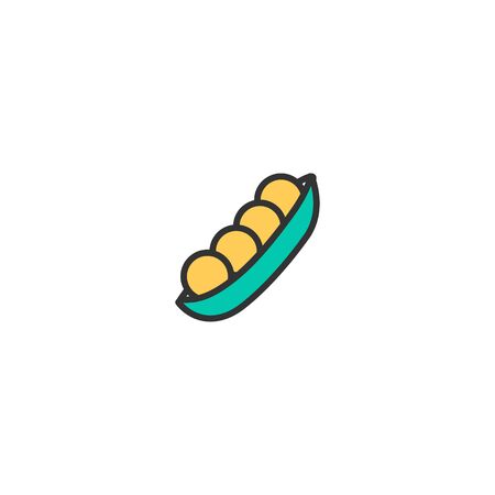 Beans icon design. Gastronomy icon vector illustrationのイラスト素材