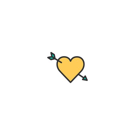 Cupid Icon Design. Lifestyle icon vector illustrationのイラスト素材