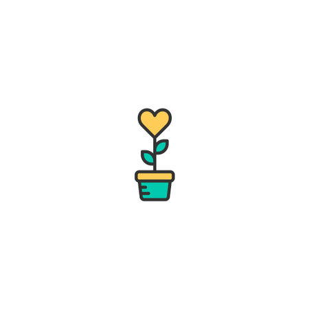Plant Icon Design. Lifestyle icon vector illustrationのイラスト素材