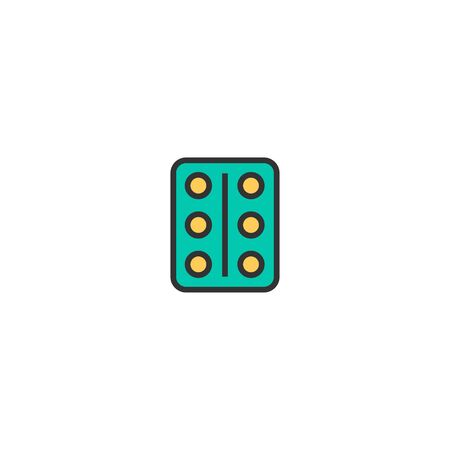 Watercolor icon design. Stationery icon vector illustrationのイラスト素材