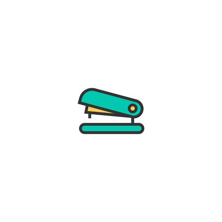 Stapler icon design. Stationery icon vector illustrationのイラスト素材