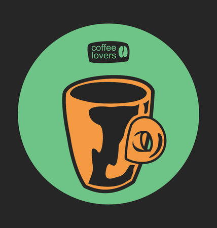 Coffee shop vector illustration 19のイラスト素材